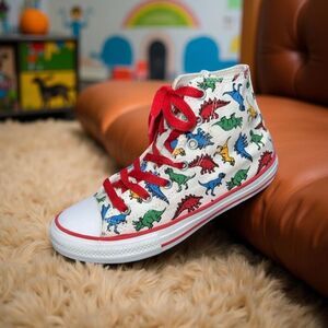 Big Kids Converse Chuck Taylor All Star Dinosaur Canvas Shoes Size 3